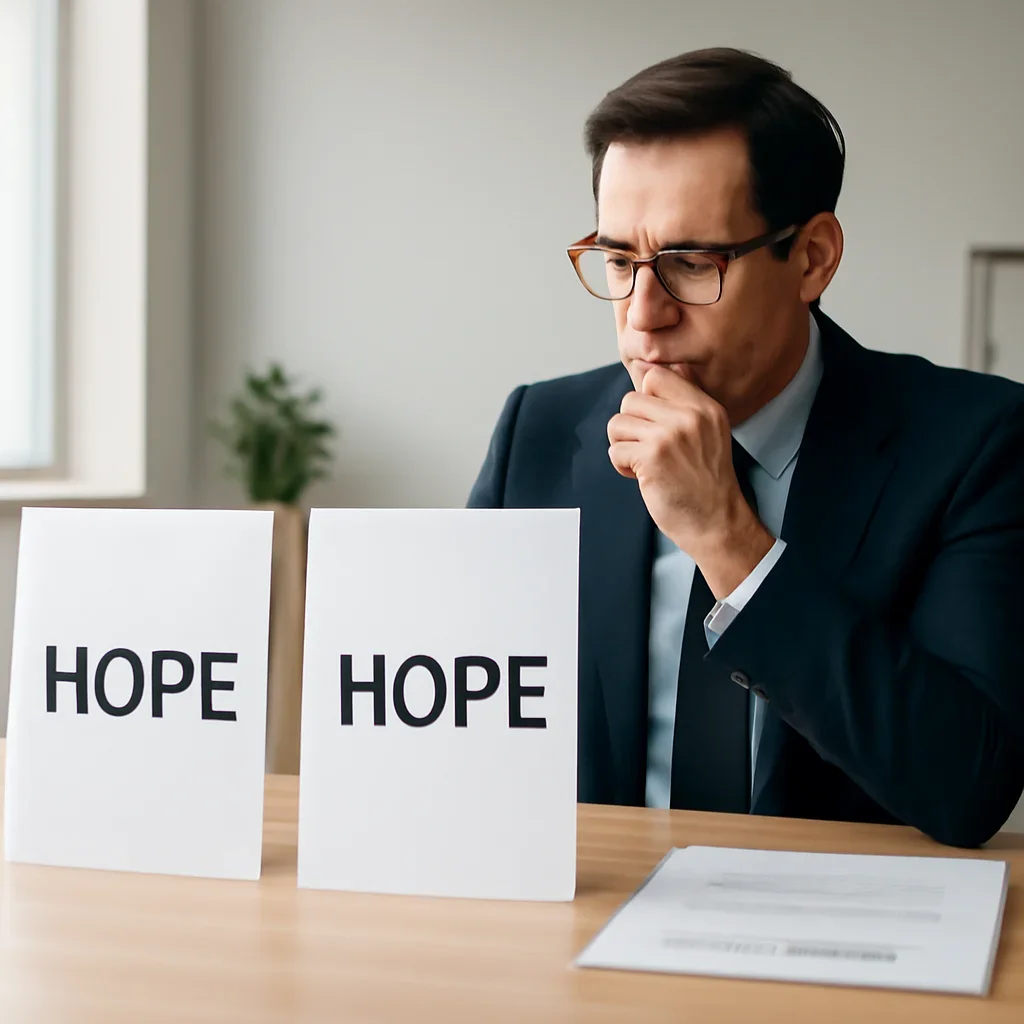 Comparing options for hope in Hope